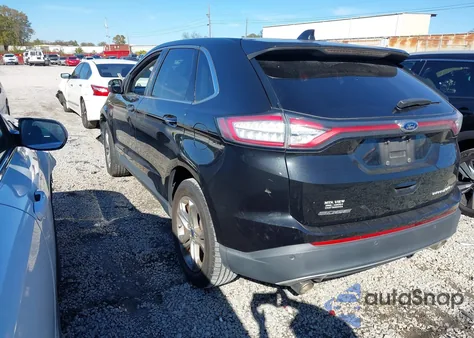 2015 Ford Edge Titanium z USA, uszkodzony, nr VIN 2FMTK3K85FBB22156